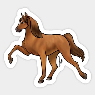 Horse - Tennessee Walker - Chestnut Sticker